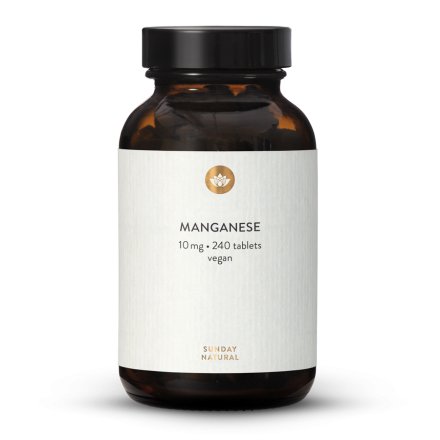 Tablety s glukonátem manganu 10mg