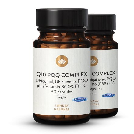 Komplex Q10 PQQ plus B6 (P5P) + vitamín C