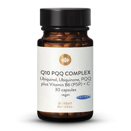 Komplex Q10 PQQ plus B6 (P5P) + vitamín C