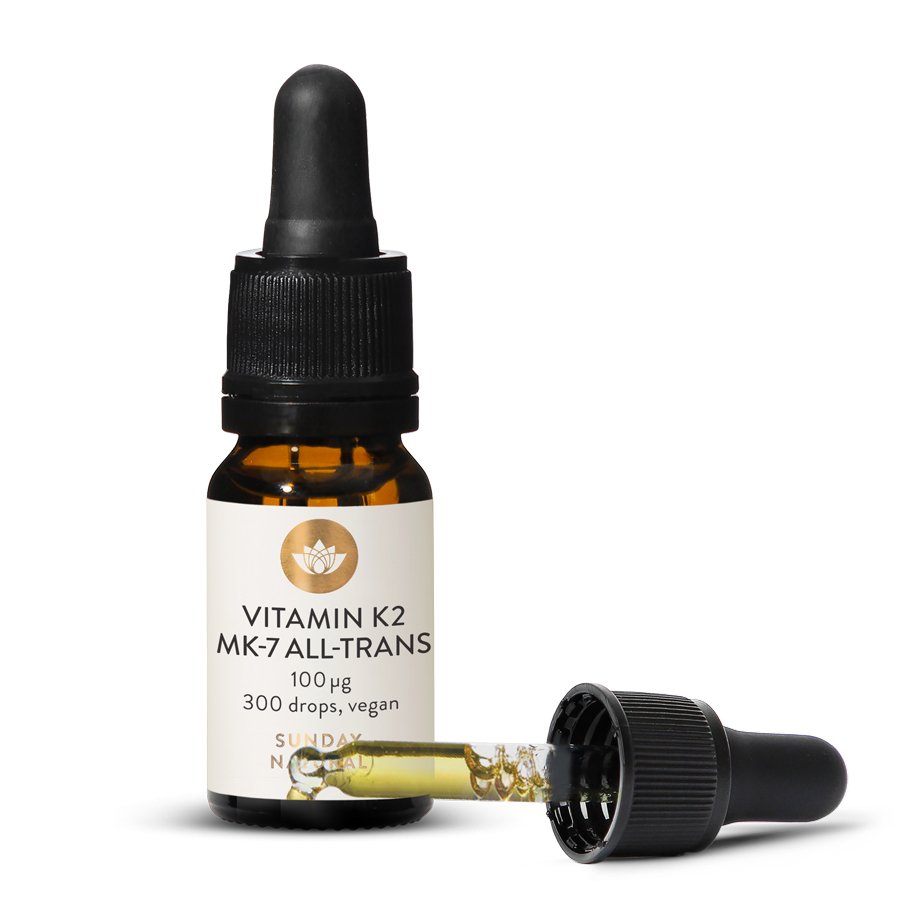 Vitamín K2 100µg MK-7 All-Trans Kapky, Vegan Vitamín K2 100µg MK-7 All-Trans Kapky, Vegan