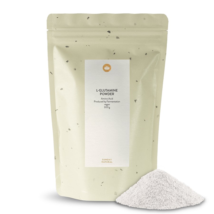 L-glutaminový prášek z fermentace, vegan