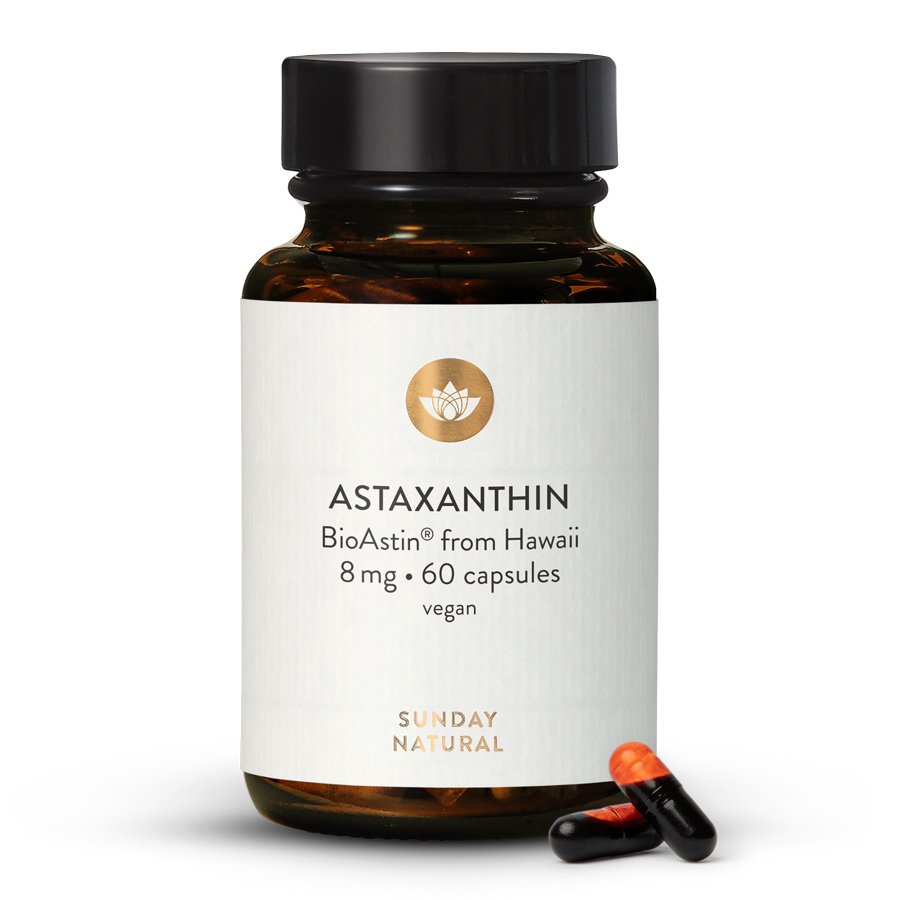 Kapsle s 8 mg astaxanthinu