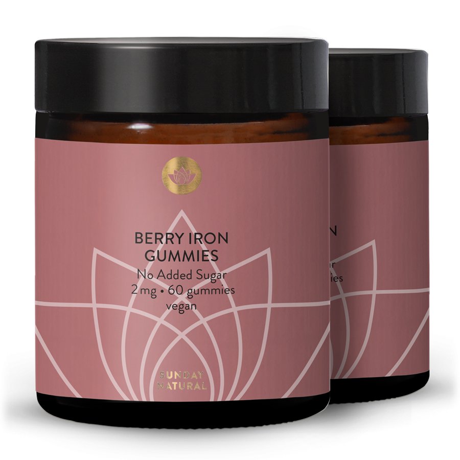 Želé bonbóny s obsahem železa a ovocem