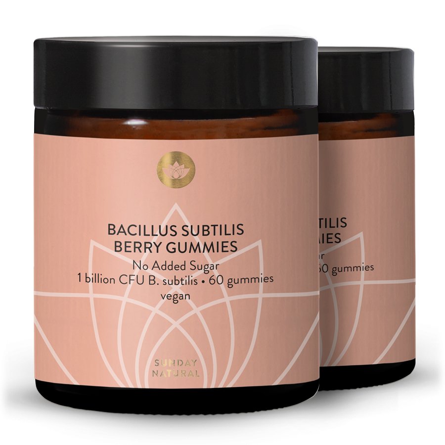 Gumové bonbóny Bacillus Subtilis s bobulemi