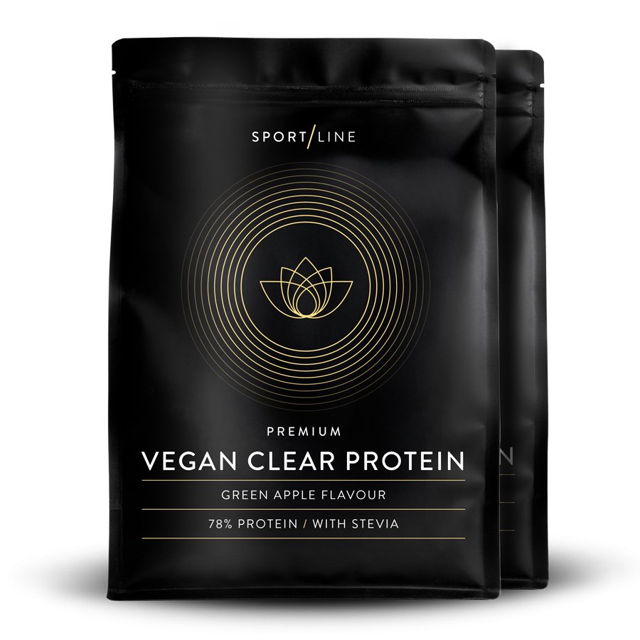 Vegan čirý protein Zelené jablko