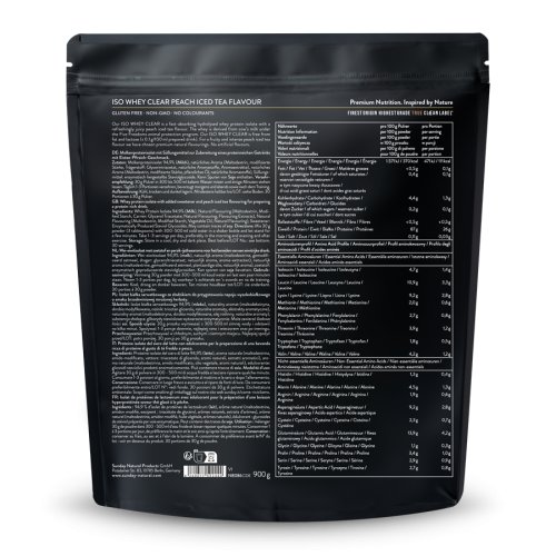 ISO Clear Whey Peach Iced Tea
