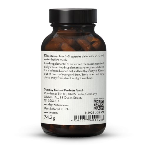 L-lysin 500 kapsl z fermentace, vegan