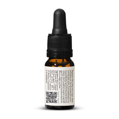 Vitamn D3 + K2 MK-7 2500 IU + 100 g kapky, vegan
