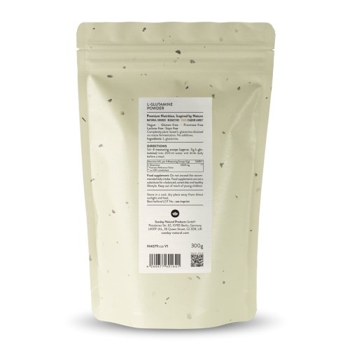 L-glutaminov prek z fermentace, vegan
