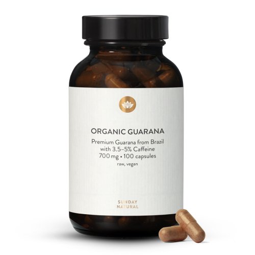 Bio guaranov kapsle 700 mg, 3,55 % kofeinu