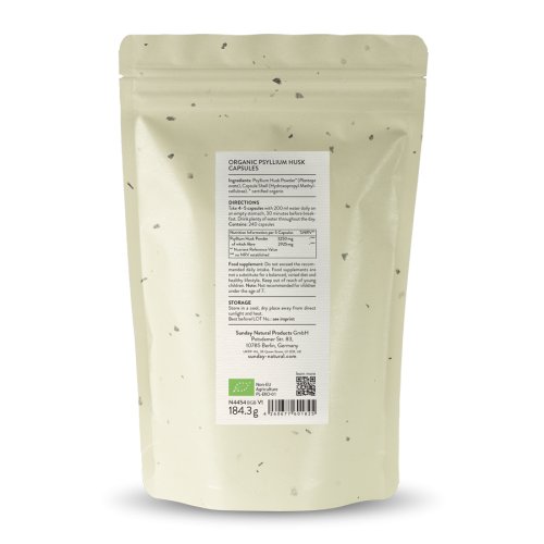 99% bio kapsle z Psyllium husk