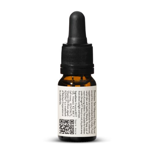 Vitamn D3 + K2 MK-7 5000 IU + 200 g kapky, vegan