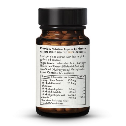 Ginkgo Biloba 100 mg 45:1 extrakt