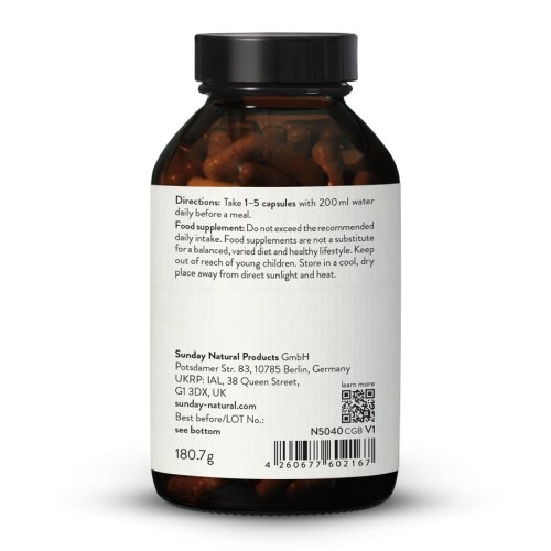 Kapsle L-arginin bze z fermentace, vegan