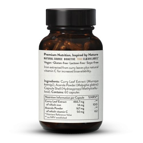 elezo + Vitamin C rostlinnho pvodu 14mg