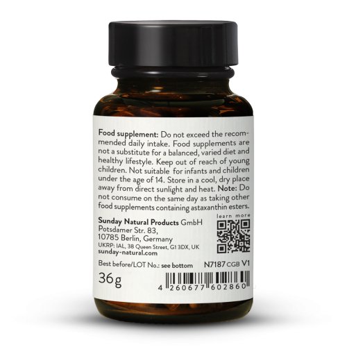 Kapsle s 8 mg astaxanthinu