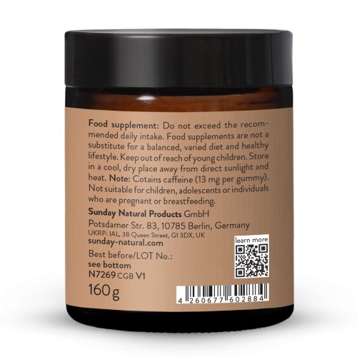 Guarana Kofein Energy Gummies