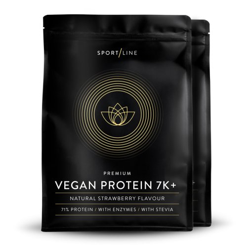 VEGANSK PROTEIN 7K+ NATURAL STRAWBERRY