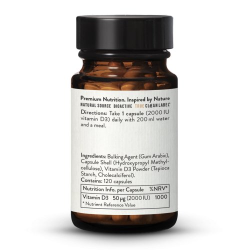 Vitamin D3 2000 IU vysok dvka vegan