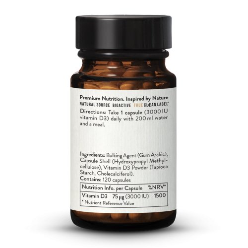 Vitamn D3 3000 IU vysok koncentrace vegan